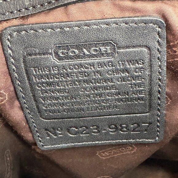 COACH Vintage 9827 Legacy West Black Leather Backpack Silver Festival Travel Bag main image 7